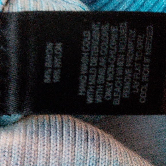 White House Black Market Blue Tie-Dye Women's Sweater Size XL - Picture 9 of 9